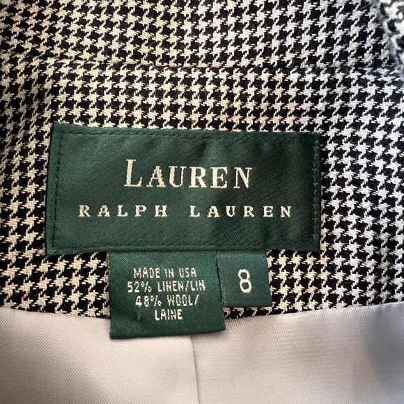 Lauren by Ralph Lauren houndstooth jacket - Picture 9 of 9